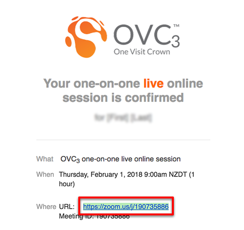 OVC3 Online Session Instructions Step 1